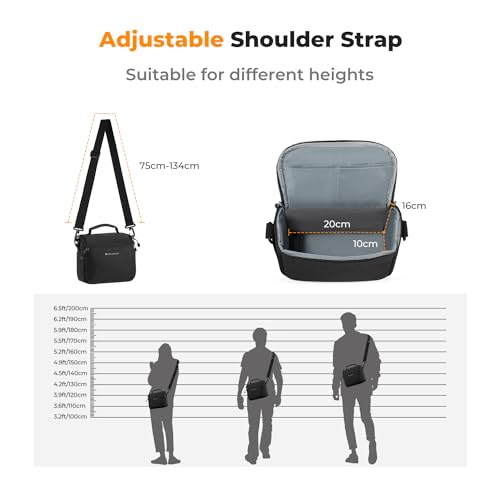 K&F Concept Small Camera Sling Bag for Photographers