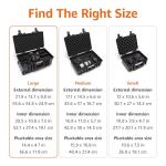 Large Waterproof Hard Case for Drones and Cameras