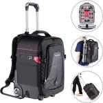 Neewer 2-in-1 Waterproof Camera Backpack Trolley
