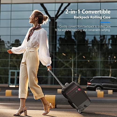 Neewer 2-in-1 Waterproof Camera Backpack Trolley