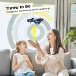 HS210 Mini Drone with Auto Hovering and 3 Batteries
