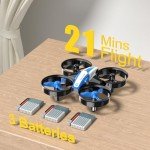 HS210 Mini Drone with Auto Hovering and 3 Batteries