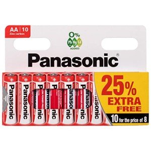 Panasonic Zinc Carbon AA & AAA Battery Pack