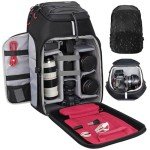 Drone Camera Backpack with Hardshell and Rain Cover