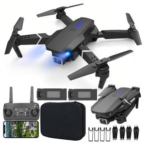 Adeptna E88 Foldable Drone with Dual Cameras