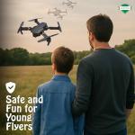 Adeptna E88 Foldable Drone with Dual Cameras