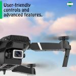 Adeptna E88 Foldable Drone with Dual Cameras