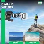 Adeptna E88 Foldable Drone with Dual Cameras