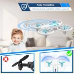 Mini Drone for Kids with Lights and Altitude Hold