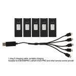 Dpofirs 5-Pack Replacement Battery for E88 Drones