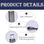 4 Pack USB Charger for 3.7V Drone Batteries