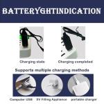 4 Pack USB Charger for 3.7V Drone Batteries