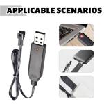 3-Pack USB Charger for 3.7V Drone Batteries