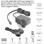 DJI 100W USB-C Power Adapter for Drones