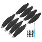 Mini RC Drone Propellers with Black and Silver Edges