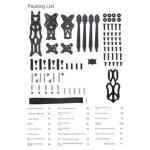 Rensimote 7" Carbon Fiber Quadcopter Frame Kit