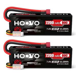 HOOVO 7200mAh 7.4V LiPo Battery Pack (2 pcs)