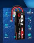 HOOVO 7200mAh 7.4V LiPo Battery Pack (2 pcs)