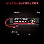 2S 4000mAh Lipo Battery for Drones and RCs