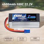 Zeee 6S 22.2V 4500mAh RC Drone Battery