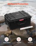 VEVOR Waterproof Hard Case with Wheels & Foam