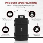 Large Waterproof Camera Case with Wheels for Drones