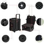 MEIJIA Waterproof Rolling Camera Case with Foam