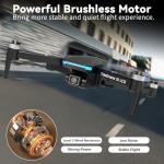 Toladrone TD31LCD Foldable Camera Drone for Beginners