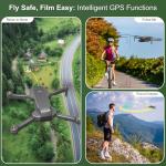 4K GPS Camera Drone for Adults and Beginners