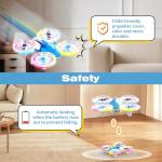 HOTOIQ Mini Drone for Kids with LED Lights