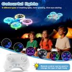 HOTOIQ Mini Drone for Kids with LED Lights