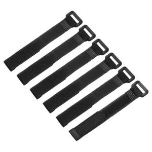 6 Pack Reusable Battery Tie Down Straps for Drones