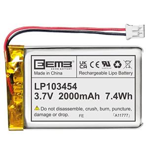 EEMB 3.7V 2000mAh Lithium Polymer Battery Pack
