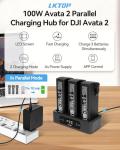 DJI Avata 2 Battery Charging Hub - Fast & Smart