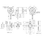 X2212 Brushless Motor for Drones and Quadcopters
