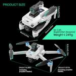 4K GPS Drone for Beginners with 3 Batteries