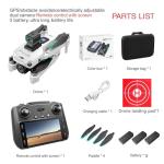 4K GPS Drone for Beginners with 3 Batteries