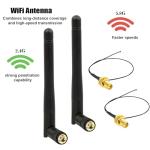 BOOBRIE 3dBi WiFi Antenna with Pigtail Cable