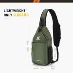 Versatile Crossbody Sling Bag for Travel and Hiking