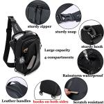 Waterproof Anti-Theft Sling Bag with USB Port