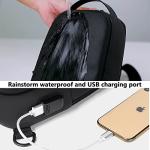 Waterproof Anti-Theft Sling Bag with USB Port