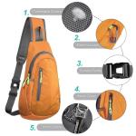 TITECOUGO Lightweight Sling Backpack for Outdoors