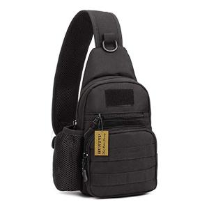 HUNTVP Sling Bag with Water Bottle Holder