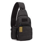HUNTVP Sling Bag with Water Bottle Holder
