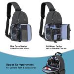 MOSISO Shockproof Camera Sling Backpack with Tripod Holder
