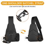 HUNTVP Sling Bag with Water Bottle Holder