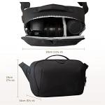 Water-Resistant Camera Sling Bag with Padded Strap