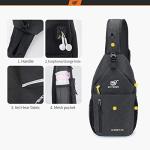 SKYSPER Crossbody Sling Backpack for Travel & Hiking