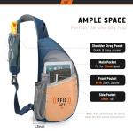 SKYSPER RFID Crossbody Sling Bag for Travel