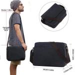 Eshow Men's Casual Canvas Crossbody Bag
